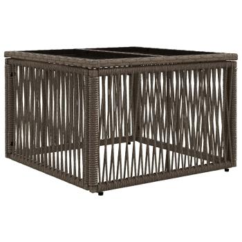 Gartensofa-set 6 stk. Grau Poly-Rattan