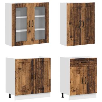 Kücheneinheit KALMAR 8 stk. Altholz Holzwerkstoff