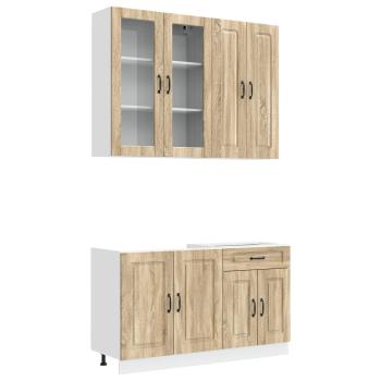 K?cheneinheit KALMAR 4 stk. Sonoma-Eiche Holzwerkstoff
