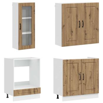 K?cheneinheit KALMAR 8 stk. Artisan-Eiche Holzwerkstoff