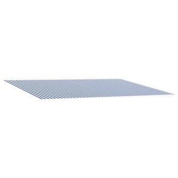 Markisenersatzstoff Blau und Weiß 400 x 350 cm Polyester