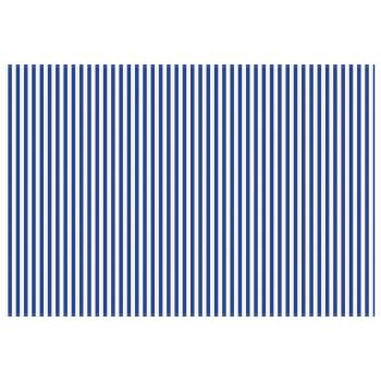 Markisenersatzstoff Blau und Weiß 450 x 350 cm Polyester