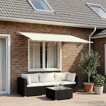 ARDEBO.de - Markisenersatzstoff Creme 350 x 250 cm Polyester