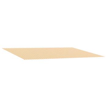 Markisenersatzstoff Gelb und Weiß 300 x 250 cm Polyester