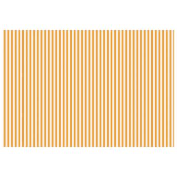 Markisenersatzstoff Gelb und Weiß 450 x 350 cm Polyester