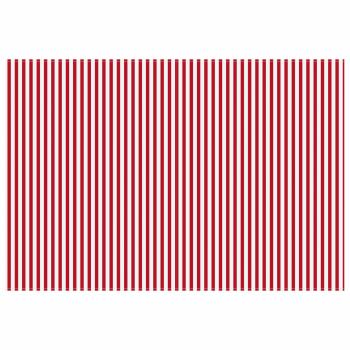 Markisenersatzstoff Rot und Weiß 450 x 350 cm Polyester