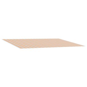 Markisenersatzstoff Blau und Orange 300 x 250 cm Polyester