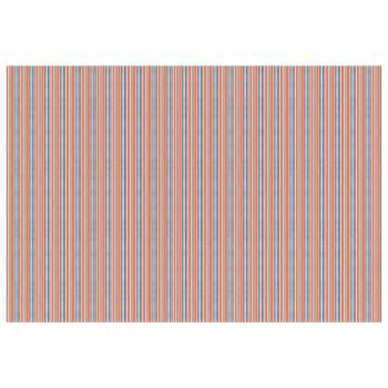Markisenersatzstoff Blau und Orange 450 x 300 cm Polyester