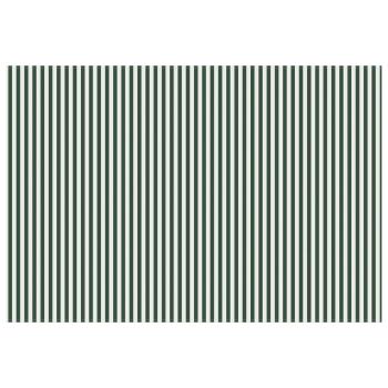 Markisenersatzstoff Grün und Weiß 300 x 250 cm Polyester