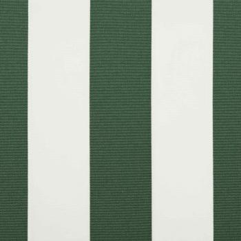 Markisenersatzstoff Grün und Weiß 400 x 300 cm Polyester
