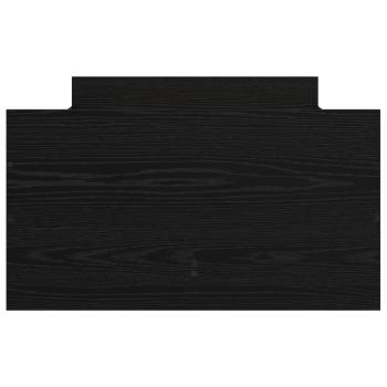 Bettrahmen Schwarze Eiche 100 x 200 cm Holzwerkstoff