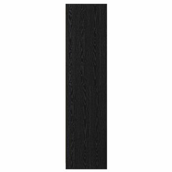 Kleiderschrank Schwarz Eichen-Optik 100 x 50 x 200 cm