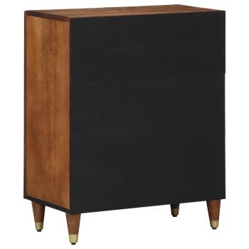 Sideboard Braun 60 x 33 x 75 cm Massivholz Mango