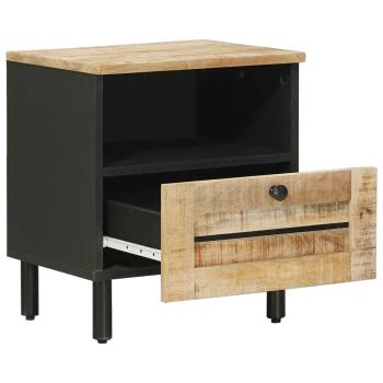 Nachttisch 2 stk. Natur 40 x 33 x 46 cm Massivholz Mango