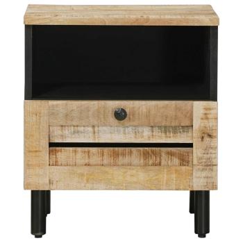 Nachttisch 2 stk. Natur 40 x 33 x 46 cm Massivholz Mango