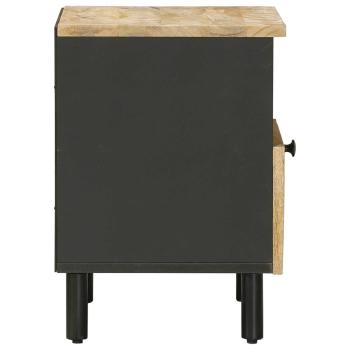 Nachttisch 2 stk. Natur 40 x 33 x 46 cm Massivholz Mango