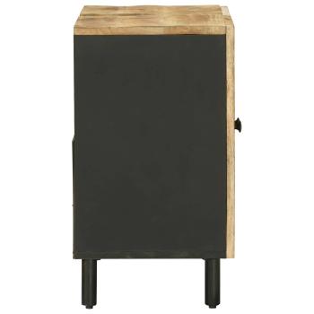 Waschbeckenunterschrank Braun und Schwarz 62 x 33 x 58 cm