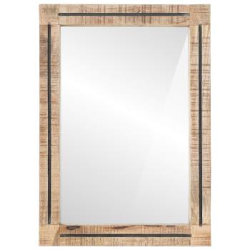 Spiegel Braun und Schwarz 70 x 50 x 3 cm Glas