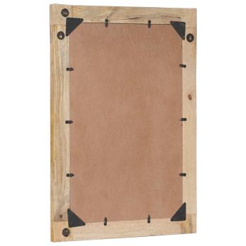 Spiegel Braun und Schwarz 70 x 50 x 3 cm Glas