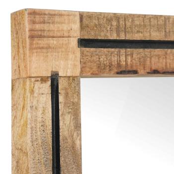 Spiegel Braun und Schwarz 70 x 50 x 3 cm Glas
