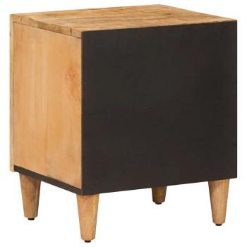 Nachttisch 2 Stk. Braun 40 x 33,5 x 46 cm Massivholz Mango
