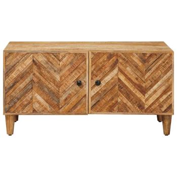 Couchtisch Braun 80 x 50 x 40 cm Massivholz Mango