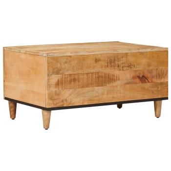 Couchtisch Braun 80 x 50 x 40 cm Massivholz Mango