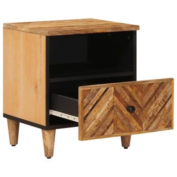 Nachttisch Braun 50 x 33 x 60 cm Massivholz Mango