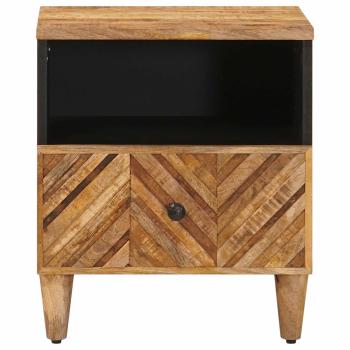 Nachttisch Braun 50 x 33 x 60 cm Massivholz Mango