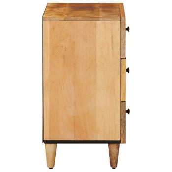 Nachttisch Braun 50 x 33 x 60 cm Massivholz Mango