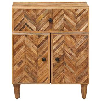 Nachttisch Braun 50 x 33 x 60 cm Massivholz Mango