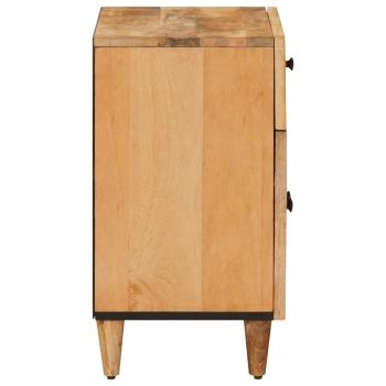 Nachttisch Braun 50 x 33 x 60 cm Massivholz Mango