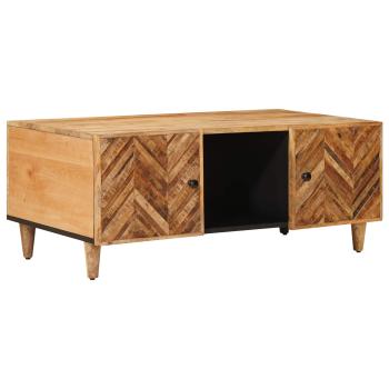 ARDEBO.de - Couchtisch Braun 100 x 54 x 40 cm Massivholz Mango