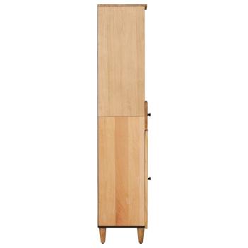 Badezimmerschrank Braun 38 x 33,5 x 160 cm Massivholz Mango