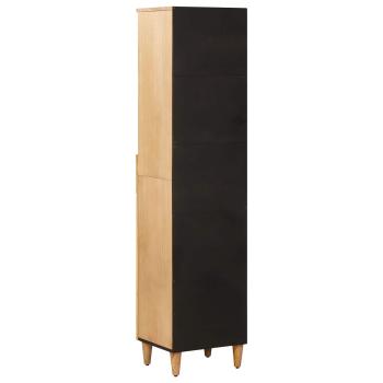 Badezimmerschrank Braun 38 x 33,5 x 160 cm Massivholz Mango