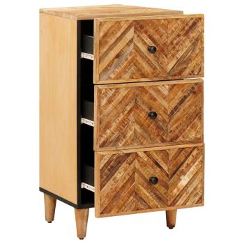 Stauraumschr?nke Braun 40 x 33,5 x 75 cm Massivholz Mango