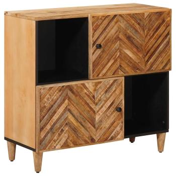 ARDEBO.de - Stauraumschränke Braun 80 x 33,5 x 75 cm Massivholz Mango