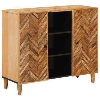 ARDEBO.de - Stauraumschränke Braun 90 x 33,5 x 75 cm Massivholz Mango