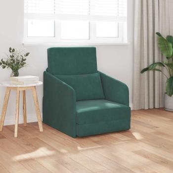 ARDEBO.de - Schlafsofa Dunkelgrün 65 x 80 x 83 cm Samt