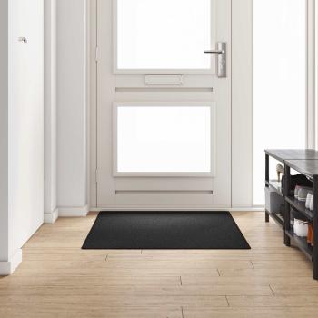 ARDEBO.de - Teppichläufer Anthrazit 100 x 150 cm 100% Polypropylen