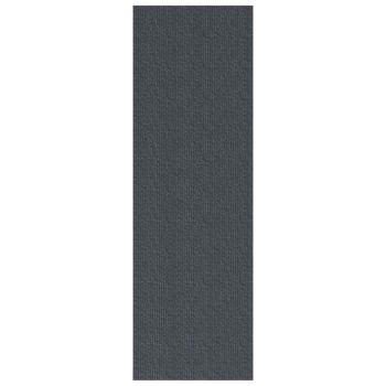 Teppichläufer Grau 80 x 300 cm Stoff