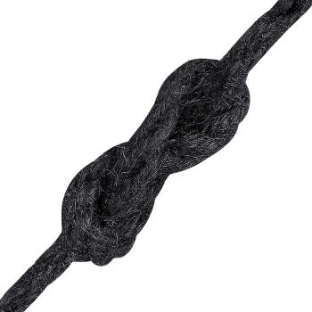 Juteschnur 10 stk. 2 mm Schwarz 100% Tossa Jute