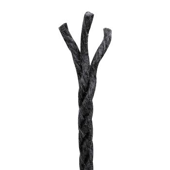 Juteschnur 10 stk. 2 mm Schwarz 100% Tossa Jute