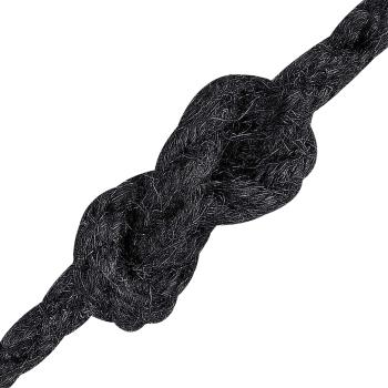 Juteseil 6 mm Schwarz 100% Tossa Jute