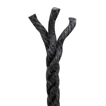 Juteseil 6 mm Schwarz 100% Tossa Jute