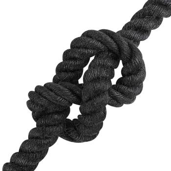 Juteseil 16 mm Schwarz 100% Tossa Jute