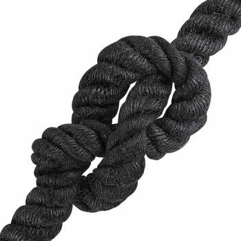 Juteseil 24 mm Schwarz 100% Tossa Jute