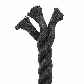 Juteseil 30 mm Schwarz 100% Tossa Jute
