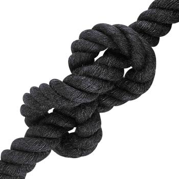Juteseil 36 mm Schwarz 100% Tossa Jute