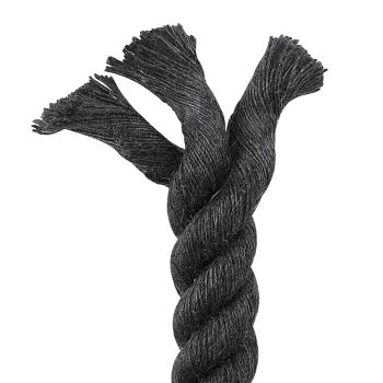 Juteseil 60 mm Schwarz 100% Tossa Jute